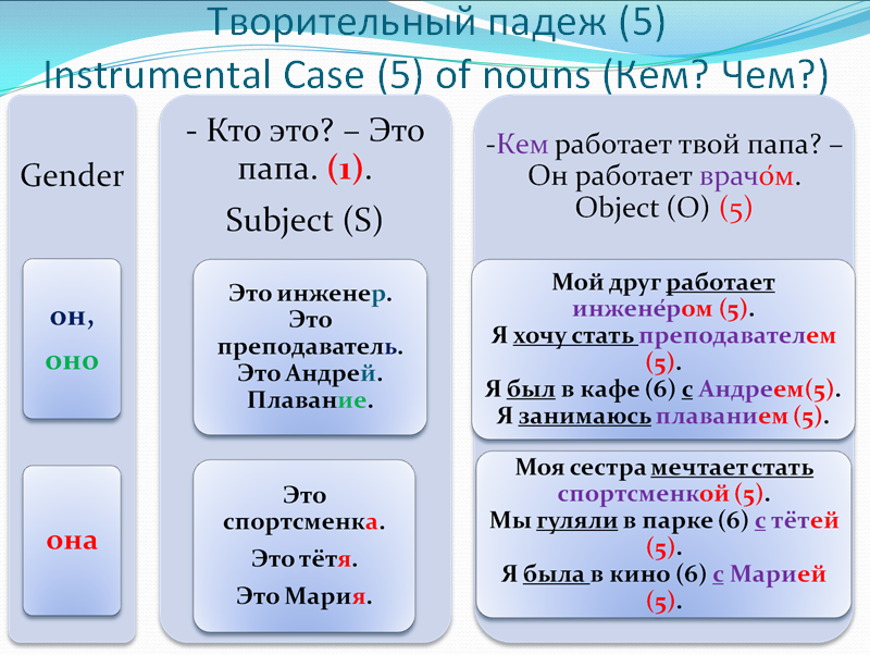 Russian Papua New Guinea Grammar (nouns in the Instrumental case). ЭИОС ПГУПС